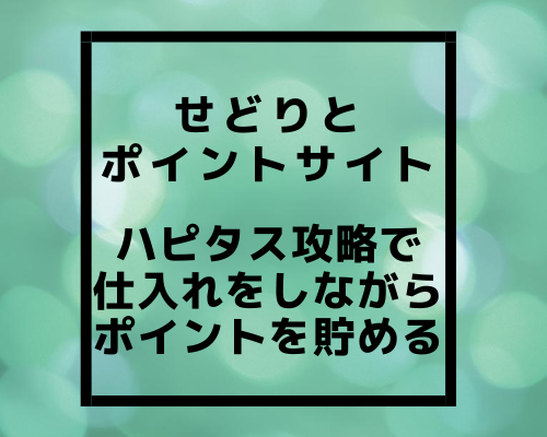 このポイントサイトはせどりにぴったり【ハピタスの使い方】